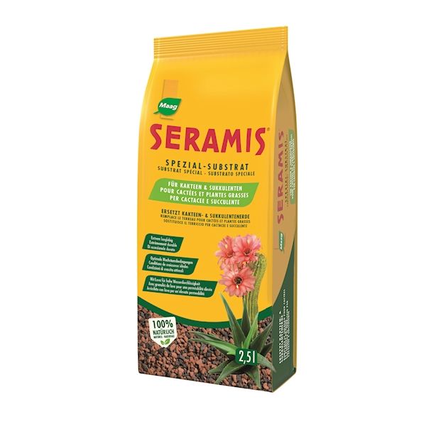 Seramis | Substrat spécial pour cactées et plantes grasses