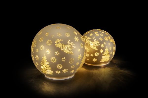 Weihnachtsbeleuchtung | Glass Ball Set