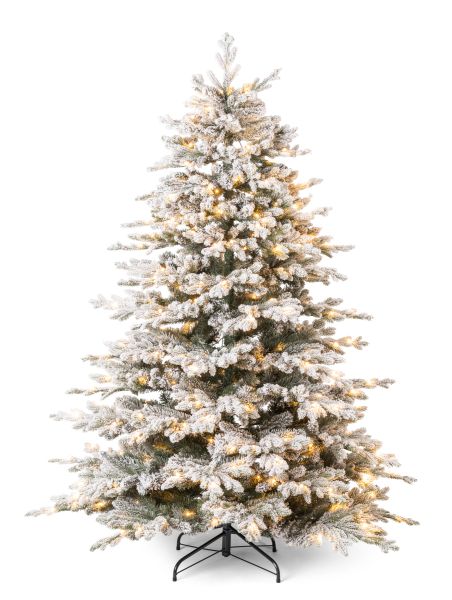 Lumières de Noël | Sapin LED avec neige 220 cm