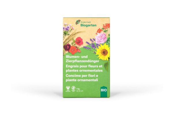 Biogarten | Engrais solide pour fleurs et plantes ornementales