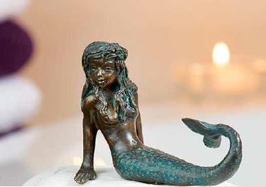 Bronzefigur | Meerjungfrau Nina