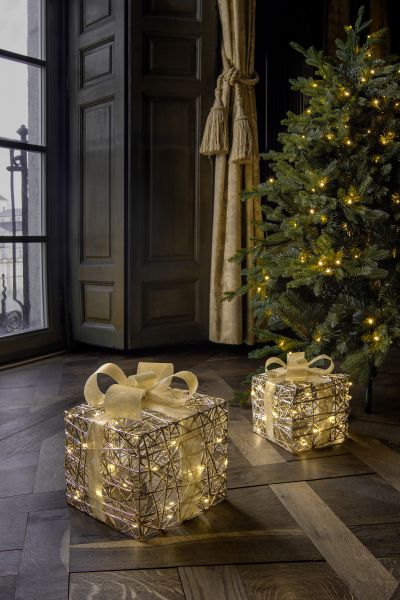 Lumières de Noël | Cadeau en or