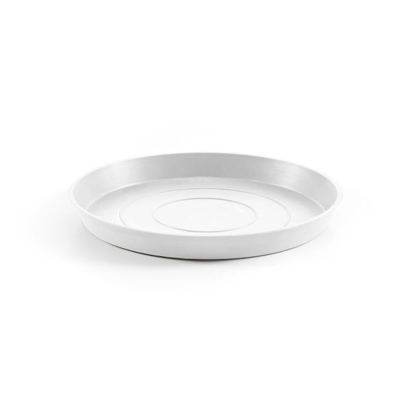 Ecopots | Saucer Round Ø 21 cm pure white