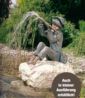 Figurine en bronze crachant de l'eau | Hans