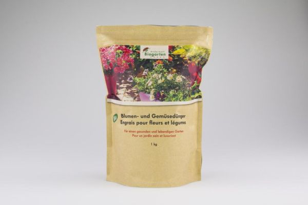 Biogarten | Engrais solide pour fleurs et légumes