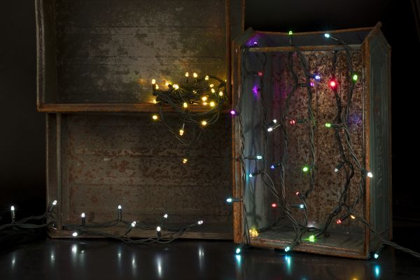 STT | Lumières de Noël | Guirlande multicolor avec télécommande